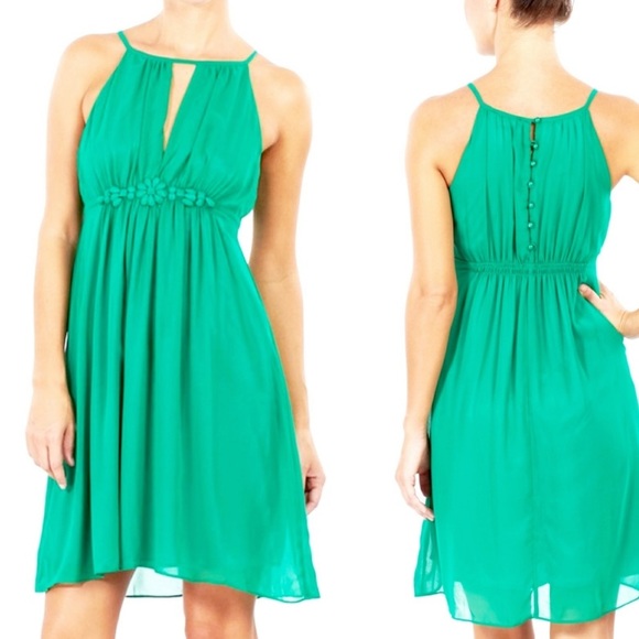 Silk Orange Dress Esley - Picture 14 of 15